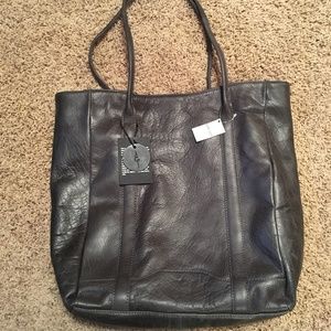 Grey Leather Purse